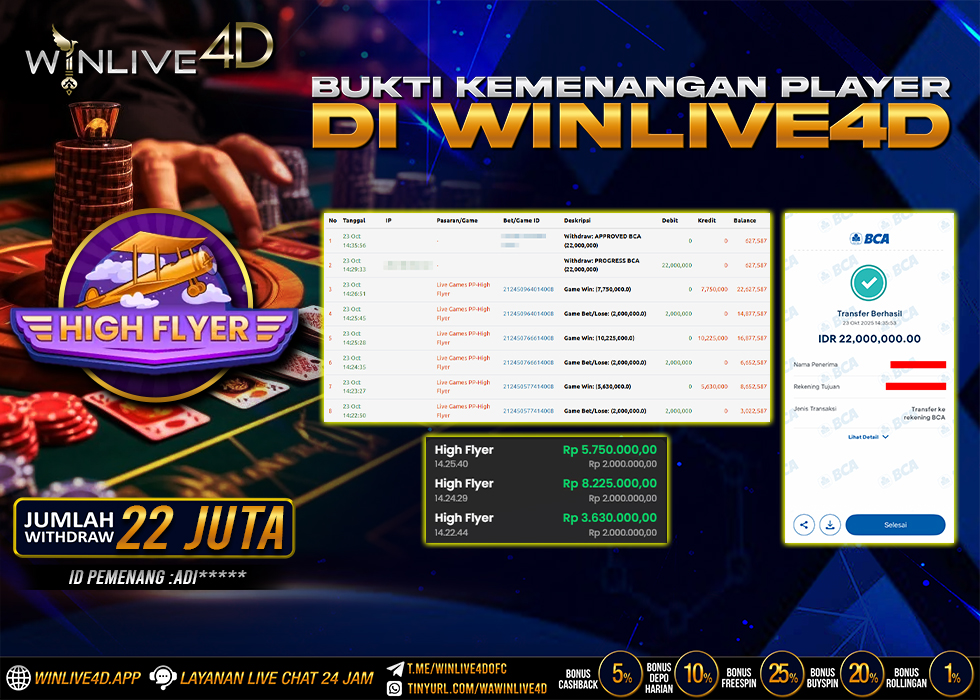 WINLIVE4D JACKPOT.,- LUNAS