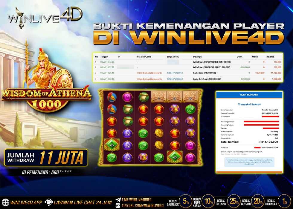 WINLIVE4D JACKPOT athena-1000-8-7-25.,- LUNAS