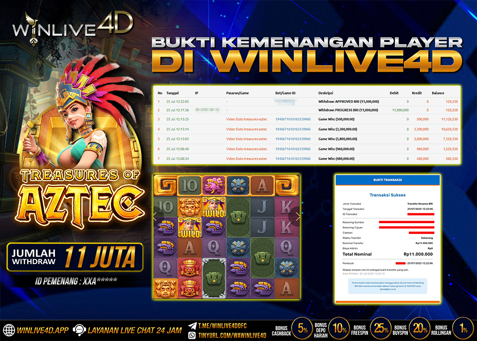WINLIVE4D JACKPOT aztec-25-7-25.,- LUNAS