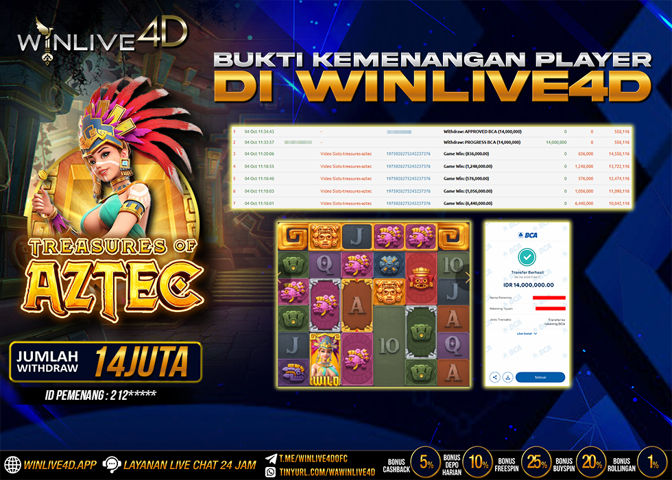 WINLIVE4D JACKPOT.,- LUNAS