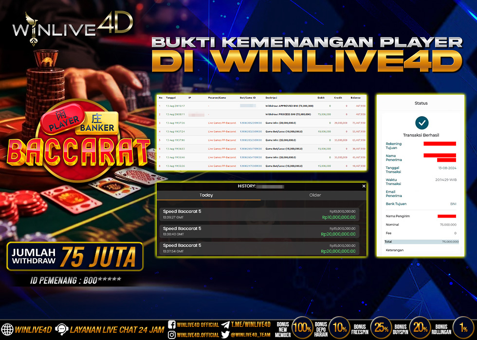 WINLIVE4D JACKPOT baccarat-13-8-24.,- LUNAS