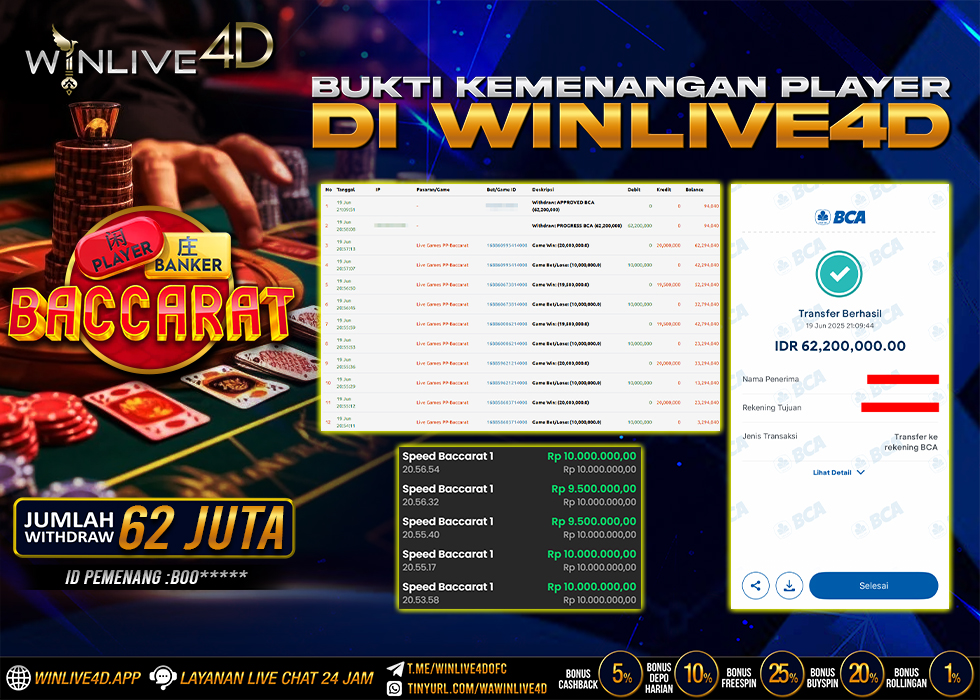 WINLIVE4D JACKPOT baccarat-19-6-25.,- LUNAS