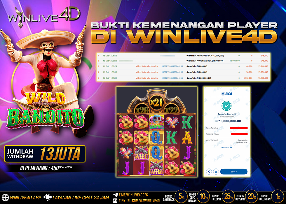 WINLIVE4D JACKPOT.,- LUNAS