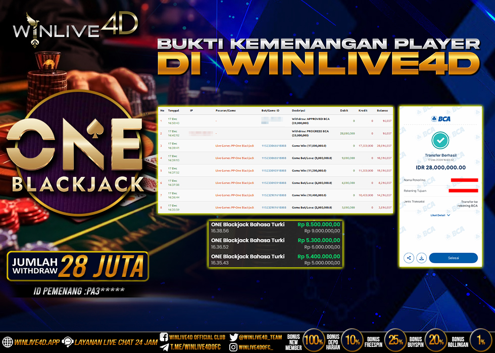 WINLIVE4D JACKPOT blackjack-17-12-24,- LUNAS