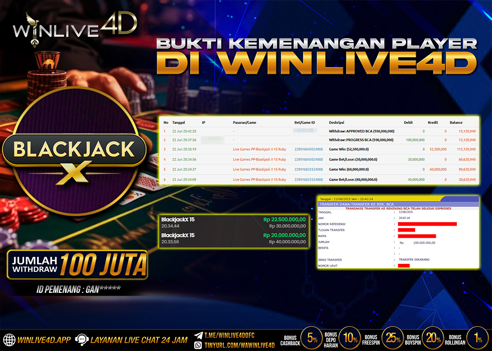 WINLIVE4D JACKPOT blackjackx-22-6-25.,- LUNAS