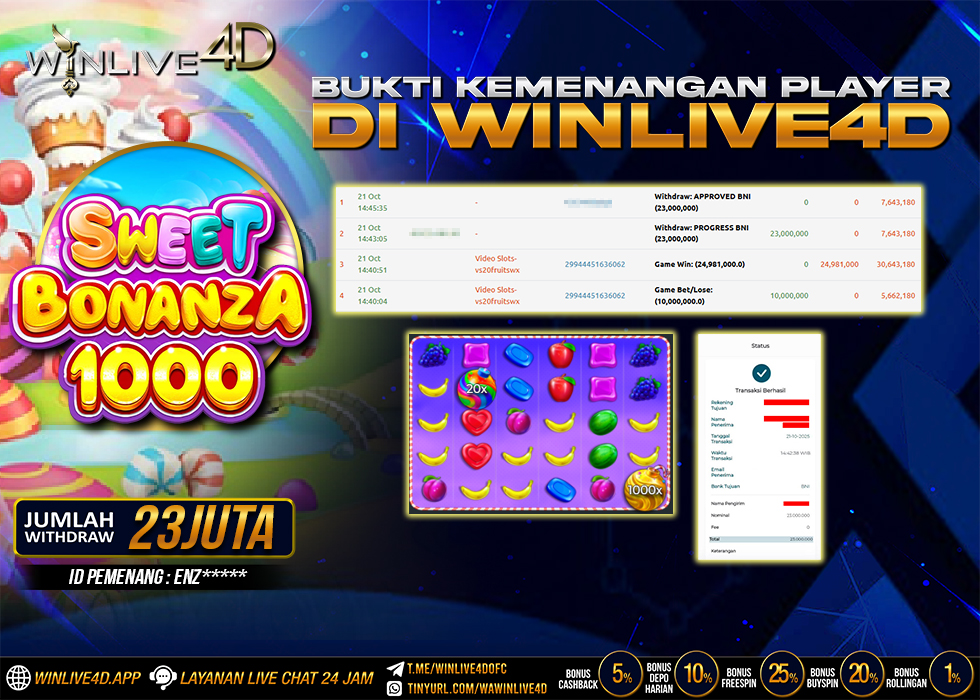 WINLIVE4D JACKPOT.,- LUNAS
