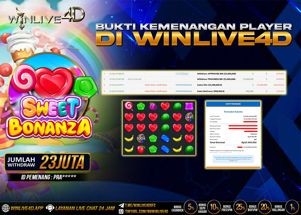 WINLIVE4D JACKPOT.,- LUNAS