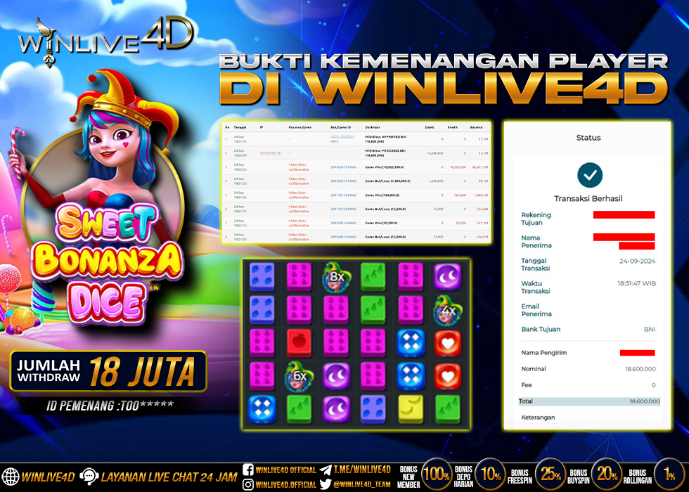WINLIVE4D JACKPOT bonanza-dice-24-9-24.,- LUNAS