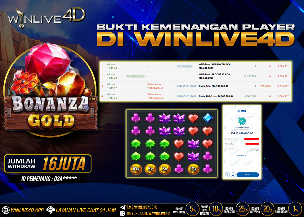 WINLIVE4D JACKPOT.,- LUNAS