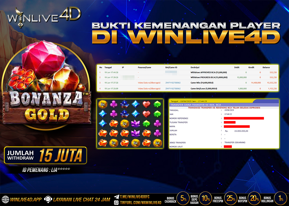 WINLIVE4D JACKPOT bonanza-gold-19-6-25.,- LUNAS