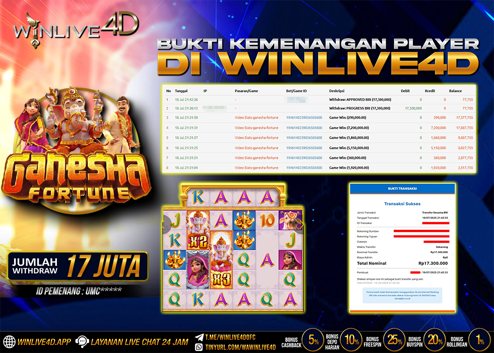 WINLIVE4D JACKPOT ganesha-fortune-18-7-25.,- LUNAS