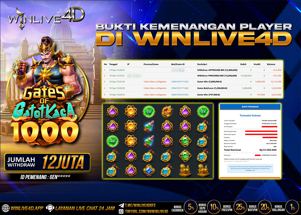 WINLIVE4D JACKPOT gatot1000-19-9-25.,- LUNAS