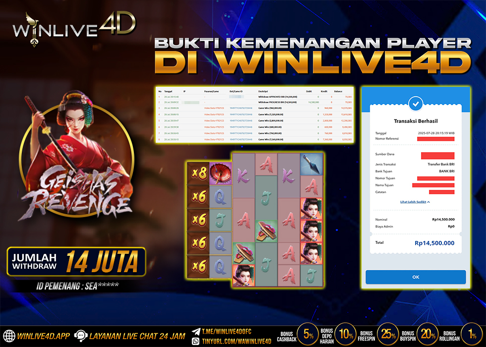 WINLIVE4D JACKPOT geisha-revenge-28-7-25.,- LUNAS