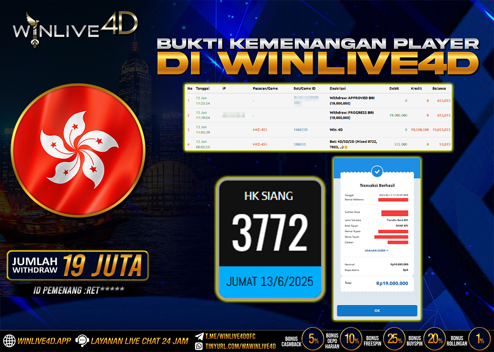 WINLIVE4D JACKPOT hk-13-6-25.,- LUNAS