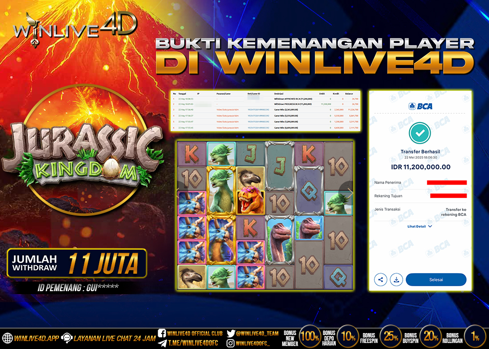 WINLIVE4D JACKPOT jurassic-kingdom-22-5-25.,- LUNAS