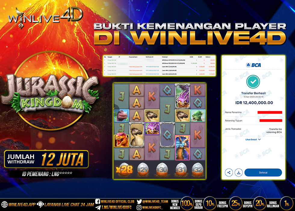 WINLIVE4D JACKPOT jurrasic-kingdom-13-4-25.,- LUNAS