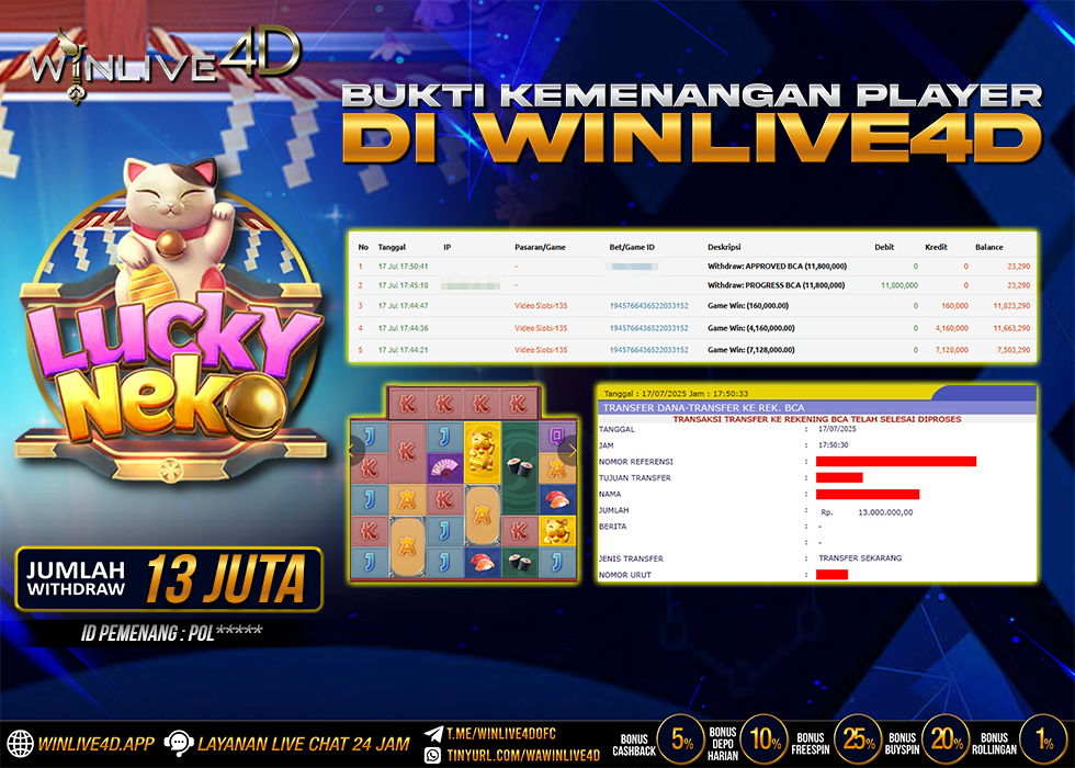 WINLIVE4D JACKPOT lucky-neko-17-7-25.,- LUNAS