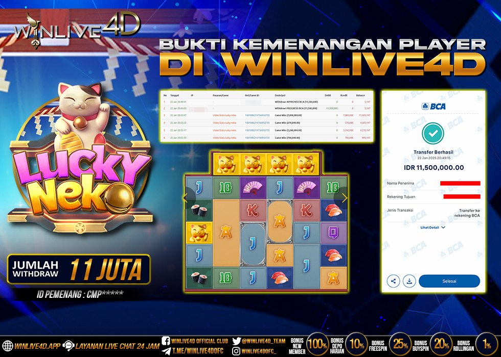 WINLIVE4D JACKPOT lucky-neko-22-1-25.,- LUNAS
