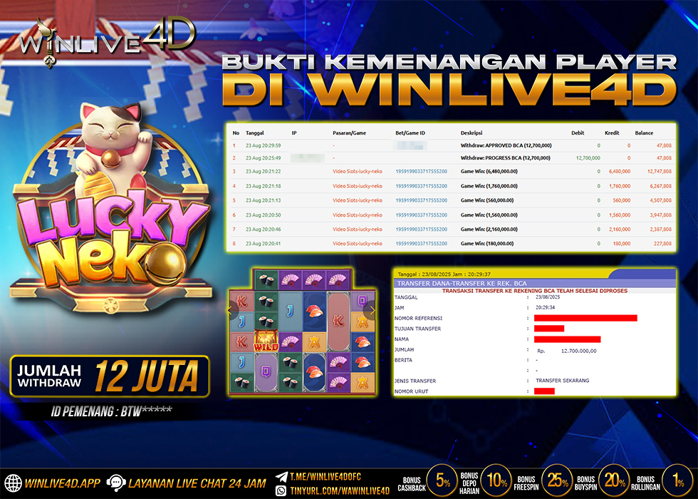WINLIVE4D JACKPOT lucky-neko-23-8-25.,- LUNAS