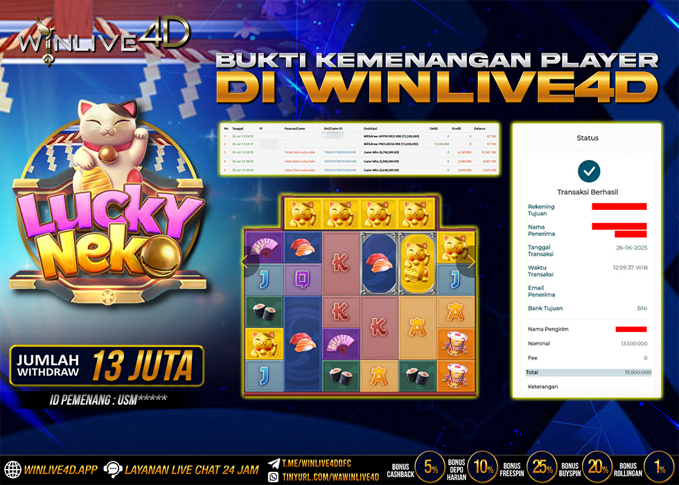 WINLIVE4D JACKPOT lucky-neko-26-6-25.,- LUNAS
