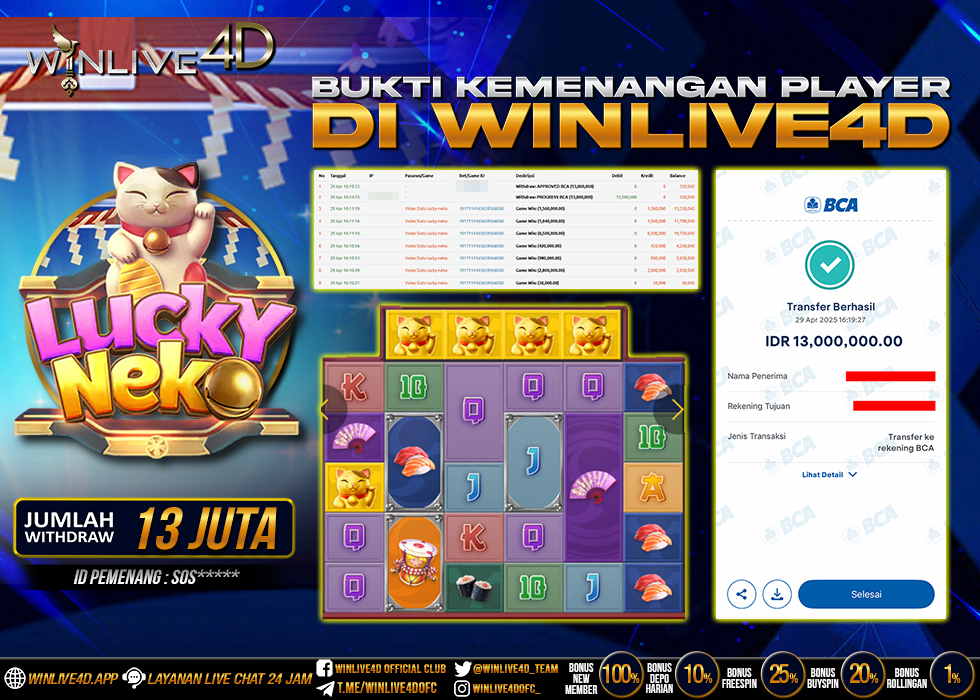 WINLIVE4D JACKPOT lucky-neko-29-4-25.,- LUNAS