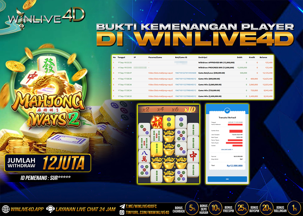 WINLIVE4D JACKPOT mahjong-wasy2-1000-17-9-25.,- LUNAS
