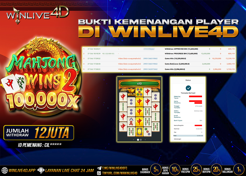 WINLIVE4D JACKPOT.,- LUNAS