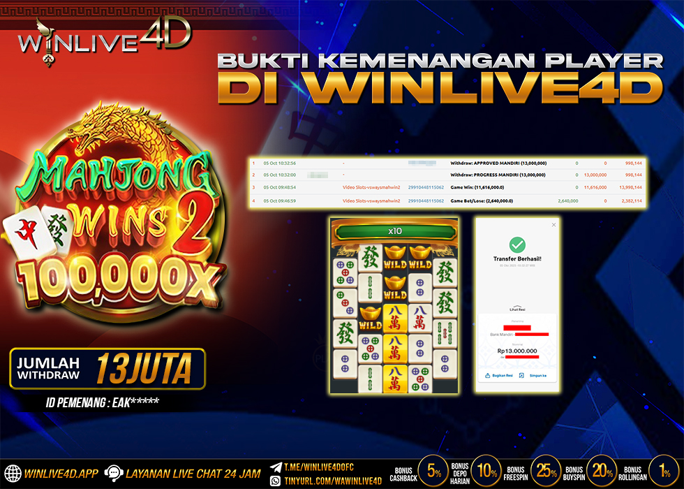 WINLIVE4D JACKPOT.,- LUNAS