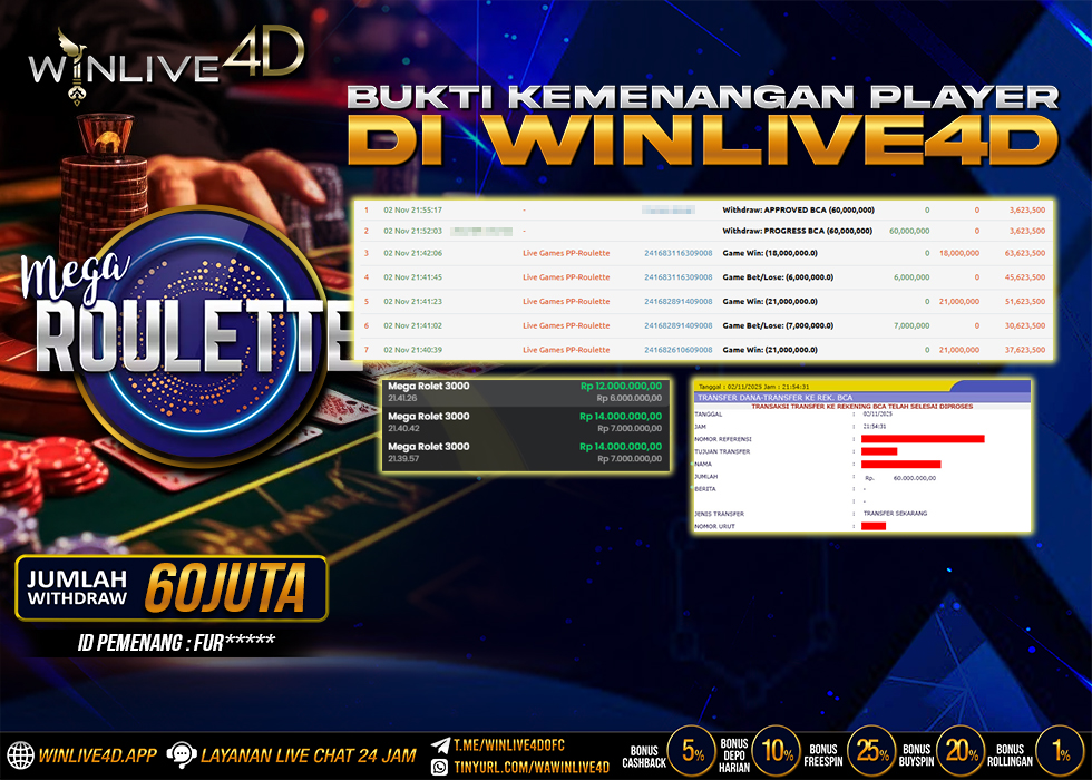 WINLIVE4D JACKPOT.,- LUNAS