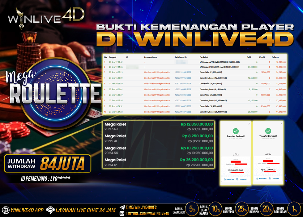 WINLIVE4D JACKPOT.,- LUNAS