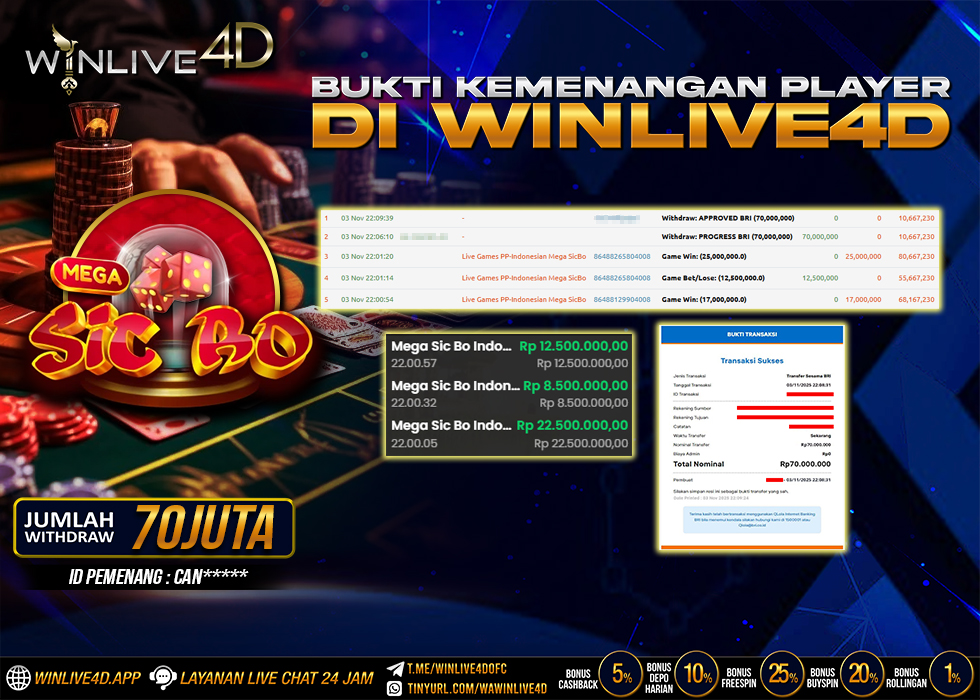 WINLIVE4D JACKPOT.,- LUNAS