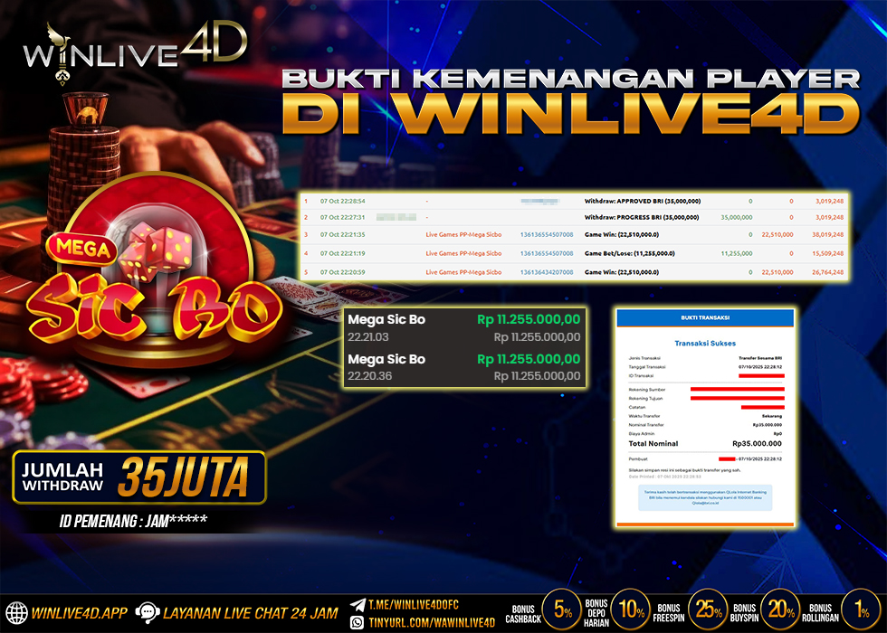 WINLIVE4D JACKPOT.,- LUNAS