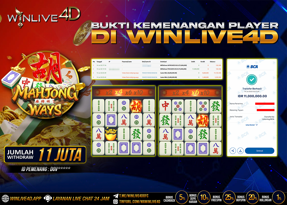WINLIVE4D JACKPOT mw-14-7-25.,- LUNAS