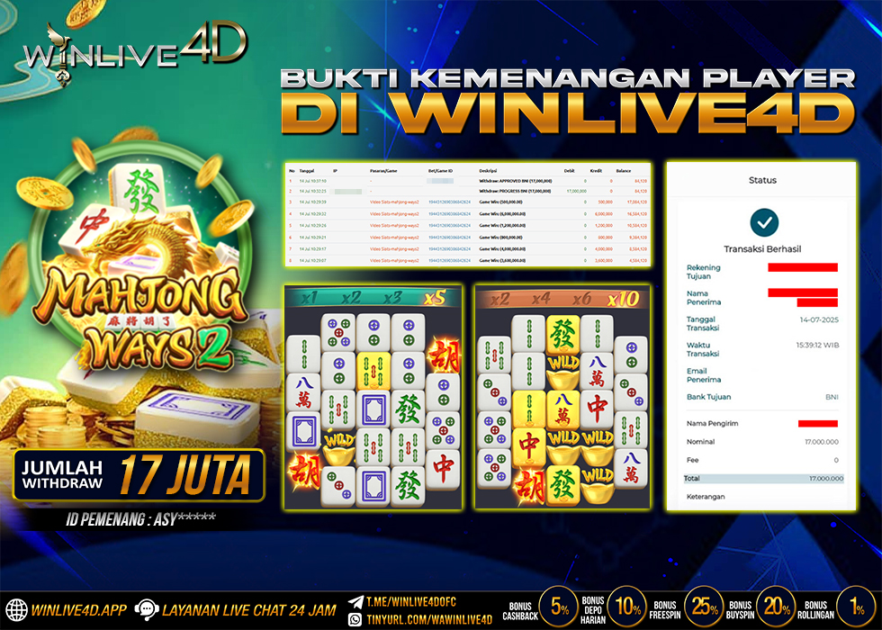 WINLIVE4D JACKPOT mw2-14-7-25.,- LUNAS