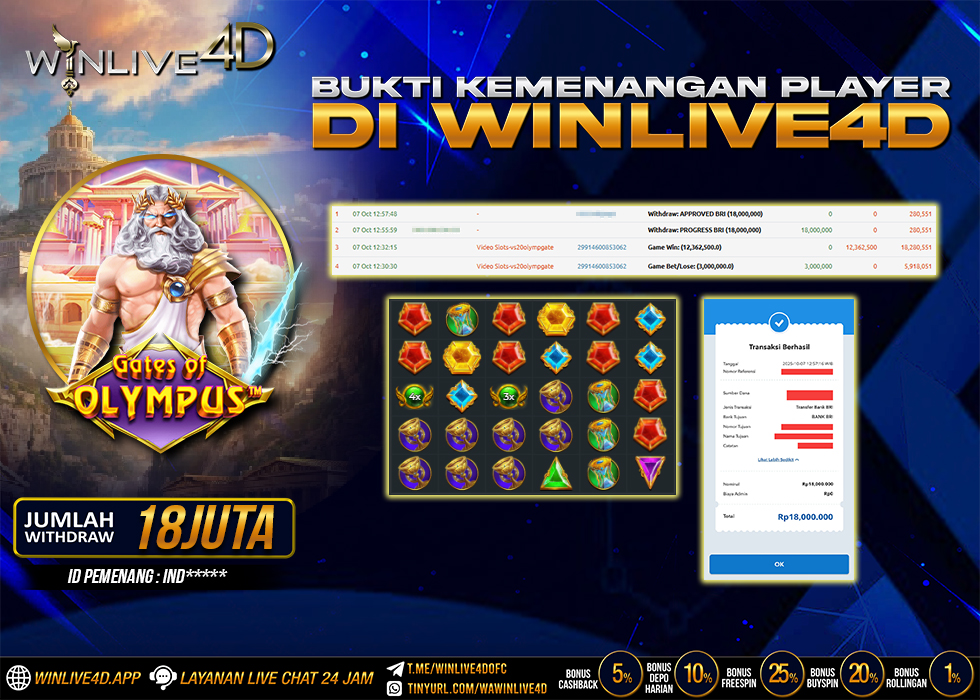 WINLIVE4D JACKPOT.,- LUNAS