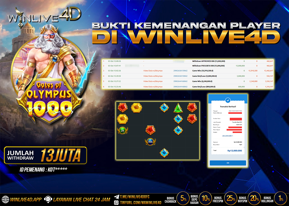 WINLIVE4D JACKPOT.,- LUNAS