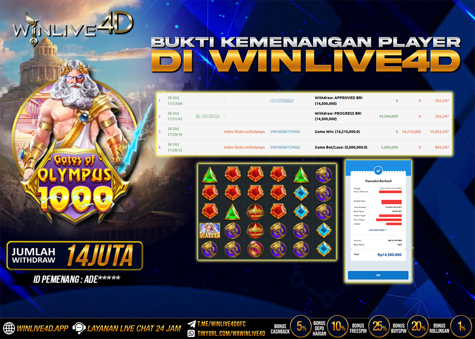 WINLIVE4D JACKPOT.,- LUNAS