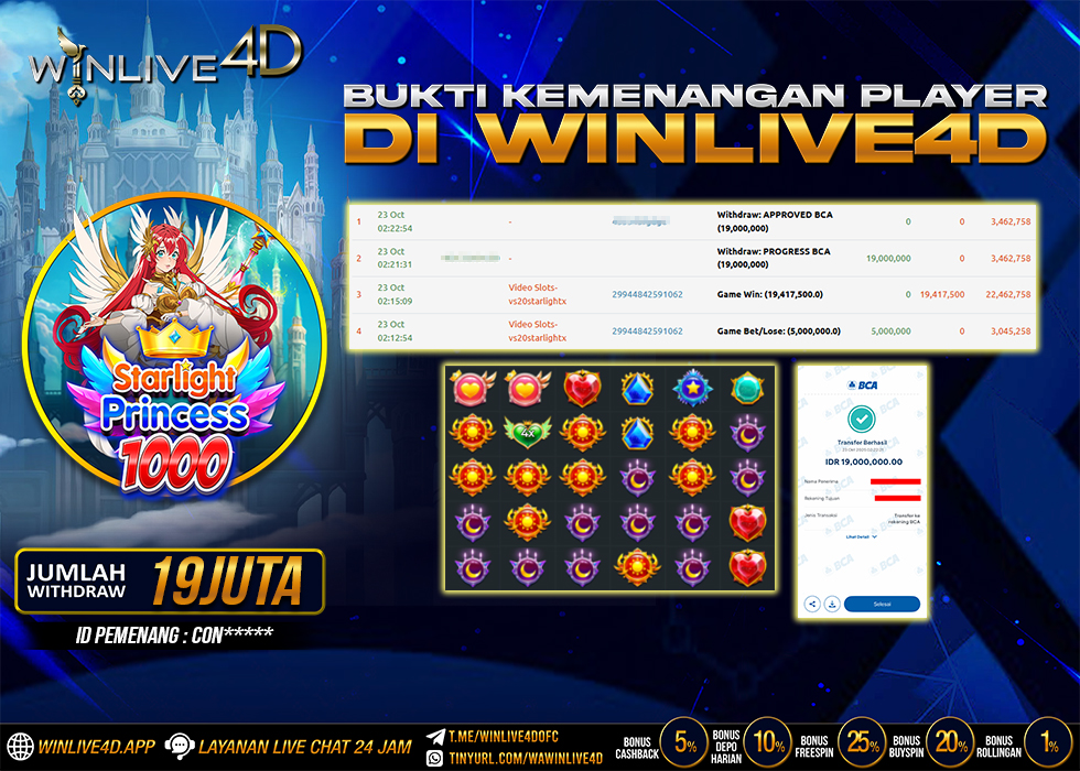 WINLIVE4D JACKPOT.,- LUNAS