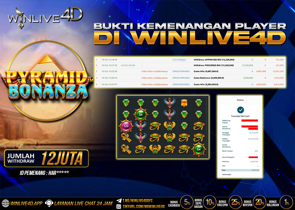 WINLIVE4D JACKPOT.,- LUNAS