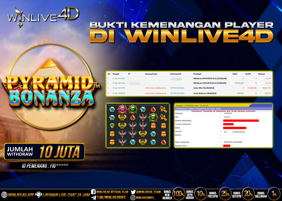 WINLIVE4D JACKPOT pyramid-bonanza-11-4-25.,- LUNAS