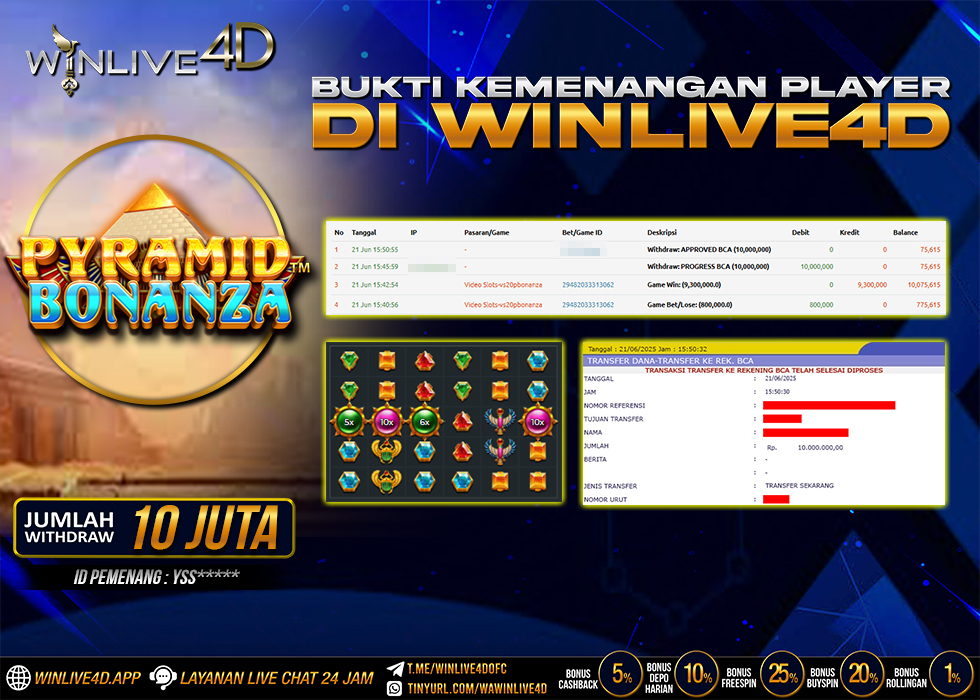 WINLIVE4D JACKPOT pyramid-bonanza-21-6-25.,- LUNAS
