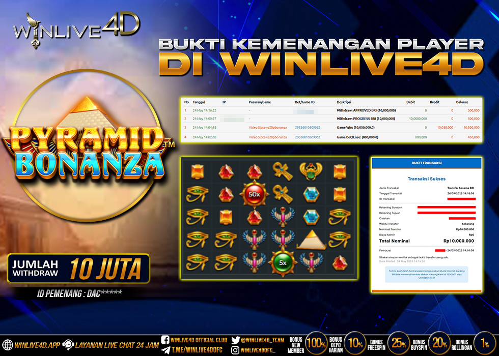 WINLIVE4D JACKPOT pyramid-bonanza-24-5-25.,- LUNAS