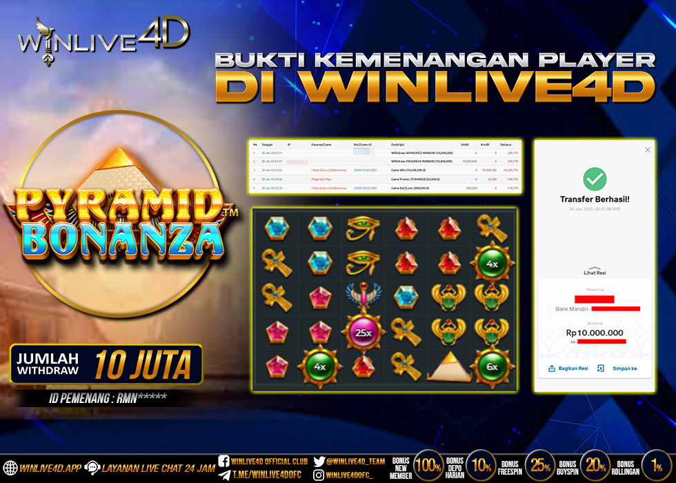WINLIVE4D JACKPOT pyramid-bonanza-30-1-25.,- LUNAS