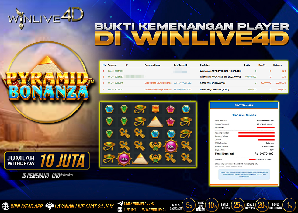 WINLIVE4D JACKPOT pyramid-bonanza-6-7-25.,- LUNAS