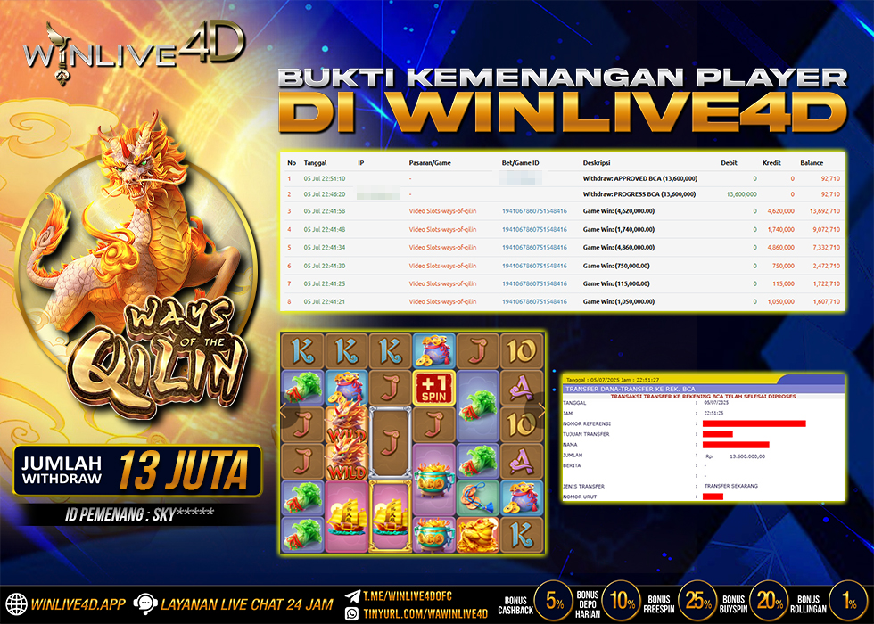 WINLIVE4D JACKPOT qilin-5-7-25.,- LUNAS