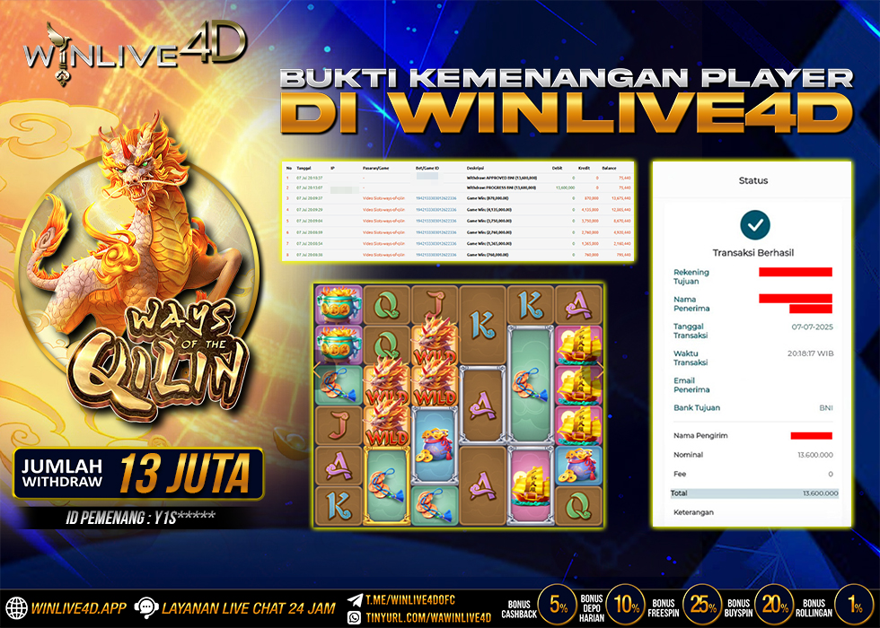 WINLIVE4D JACKPOT qilin-7-7-25.,- LUNAS