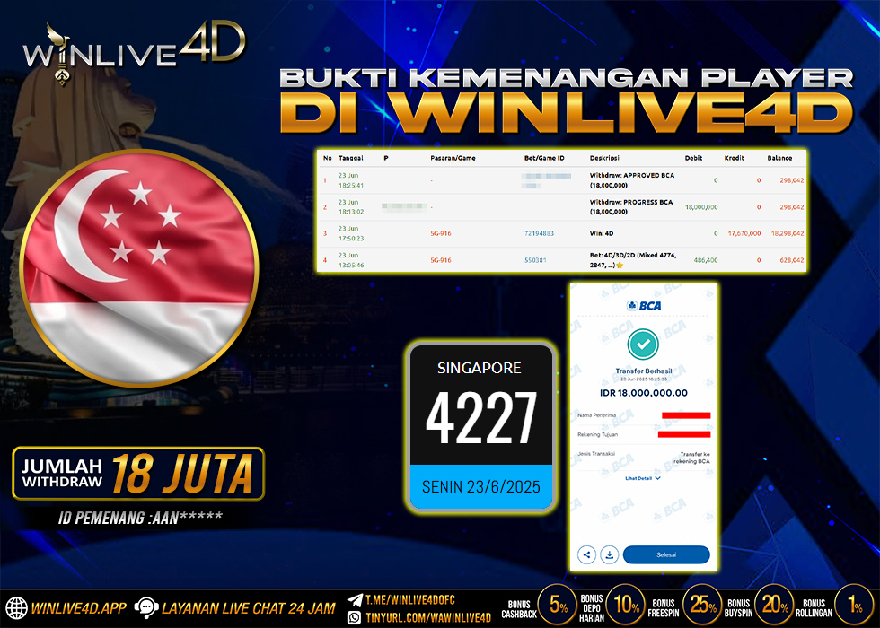 WINLIVE4D JACKPOT sgp-23-6-25.,- LUNAS