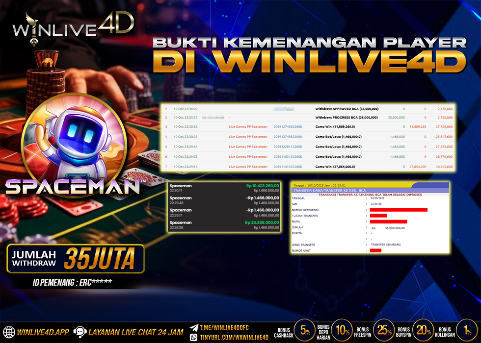 WINLIVE4D JACKPOT.,- LUNAS