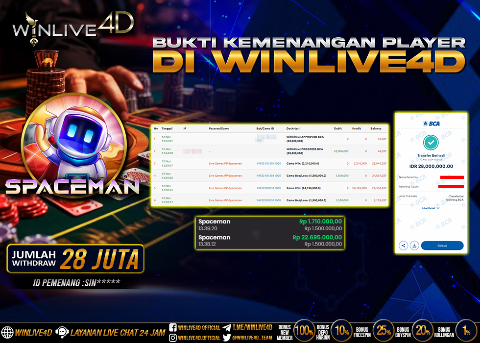 WINLIVE4D JACKPOT spaceman-12-11-24.,- LUNAS