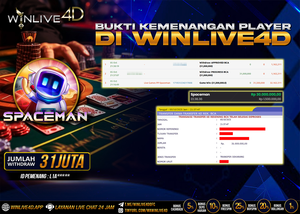 WINLIVE4D JACKPOT.,- LUNAS